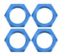 Compatibile Con Accessori Di Ricambio Per Modifiche Parti Aggiornamento Per Auto RC Universali Dado Del Mozzo Esagonale Della Ruota Resistente All'usura 24 Mm RC Parti Auto(Blue)