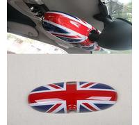 Compatibile con Accessori Mini Cooper Decorazione ABS Coprispecchietto Retrovisore Interno Cap Cover Guscio (Union Jack R, R50 R52 R53 2000-2004)