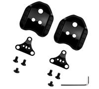 Compatibile con adattatore per piastra Shimano SPD - SM-SH41 per bicicletta da corsa, MTB, pedali a 3 fori, piastre per pedale per bicicletta, convertitore, nero