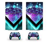 Compatibile Con Adesivi Skin Per PS5 Slim Skin Disc Edition & Digital Console E Controller Vinyl Cover Skins Wraps Resistente Ai Graffi, Compatibile Con 70928 Avvolgimento(Disc Version)