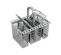 Compatibile con AEG, cestello for posate for lavastoviglie | Fessure divise, coperchio staccabile, ganci for binari, piedini stabili, filo rivestito