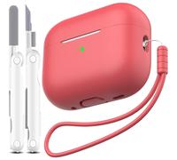Compatibile con AirPods Pro di seconda generazione, custodia protettiva in morbido silicone antiurto di grado militare, anti-caduta, compatibile con