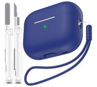 Compatibile con AirPods Pro di seconda generazione, custodia protettiva in morbido silicone antiurto di grado militare, anti-caduta, compatibile con