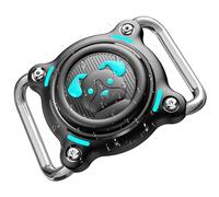 Compatibile con Airtag Dog Collar Holder, Airtag Holder per collare per cani con anello rimovibile, robusto TPU, leggero, dimensioni compatte, adatto per larghezza 3 cm/spessore 4,5 mm collare