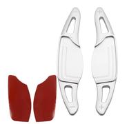 Compatibile Con Alfa Per Romeo Per Giulietta 2011-2020 Per MiTo 2010-2019 Adesivi Per Cambio Cambio Al Volante Dell'auto Estensioni cambio al volante(Silver)