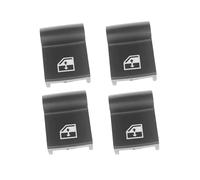 Compatibile con Alfa Romeo 159 Sportwagon Brera Giulietta Fiat 500X Compatibile con Jeep Renegade MiTo 1/2/4 pezzi Coperchio pulsante interruttore alzacristalli(4Pcs)