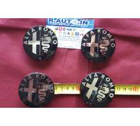 COMPATIBILE CON ALFA ROMEO COPRIMOZZO NERO DIAM.60