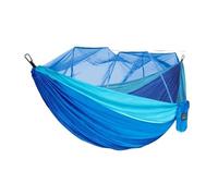 Compatibile con amaca da campeggio sospesa portatile da viaggio all'aperto in tessuto di nylon, singola e doppia, con zanzariera(Double green 2)