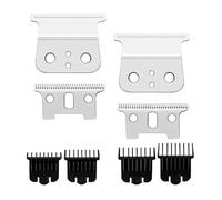 Compatibile Con Andis, T Outliner Compatibili 2 Pezzi Lame Di Ricambio For Modelli 04710 E 04521 Tagliacapelli