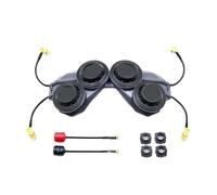 Compatibile con antenna Mjolnir Pro/antenna Maple Leaf 5.8G, compatibile occhiali DJI FPV V1/V2 Crossing Drone COMBO Tre generazioni Thor(Gray Set 8)