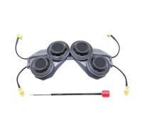 Compatibile con antenna Mjolnir Pro/antenna Maple Leaf 5.8G, compatibile occhiali DJI FPV V1/V2 Crossing Drone COMBO Tre generazioni Thor(Gray Set 5)