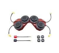Compatibile con antenna Mjolnir Pro/antenna Maple Leaf 5.8G, compatibile occhiali DJI FPV V1/V2 Crossing Drone COMBO Tre generazioni Thor(Red Set 9)