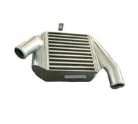 Compatibile con Aodi S4 B5 RS4 Avant A6 C5 Bi-Turbo 2.7L Allroad Quattro 1997-2005 BiTurbo Una coppia di intercooler in alluminio montaggio laterale anteriore