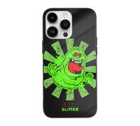 Compatibile con Apple, compatibile con iPhone 14 Pro, custodia in vetro stampato 14 Pro Max, Ghostbusters Slimer