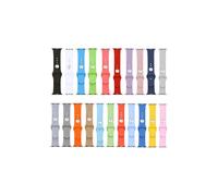 Compatibile con Apple Watch con Apple Watch 38/40/41mm - Elegante cinturino in silicone NORTH EDGE Blu Reale M
