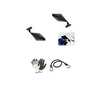 COMPATIBILE CON APRILIA RS 50 EXTREMA SPECCHI A COPPIA PER MOTO CARENATE RETROVISORI SPECCHIO NERI FAR+ATTACCO M.6 SPECCHIETTI SPECCHIETTI REGOLABILI
