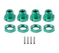 Compatibile Con Arrma 1/8 3S Per Typhon 1/10 Big For Rock V3 RC Parti Di Aggiornamento Per Auto Connettori In Metallo Per Mozzo Esagonale Ruota Da 17 Mm Dado Verde RC Parti Auto