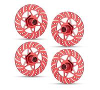 Compatibile Con ARRMA For Infraction For Limitless For Felony 6S Per BLX 1/7 1/8 RC Auto Parti Di Aggiornamento Disco Freno In Lega Alluminio RC Parti Auto(Red)