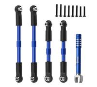 Compatibile Con ARRMA Per GORGON 4X2 Per VORTEKS 2WD FURY MEGA 1/10 RC Parti Di Automobili Tenditori In Metallo Camber Links Toe Linkage Set RC Parti Auto
