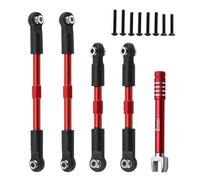 Compatibile Con ARRMA Per GORGON 4X2 Per VORTEKS 2WD FURY MEGA 1/10 RC Parti Di Automobili Tenditori In Metallo Camber Links Toe Linkage Set RC Parti Auto