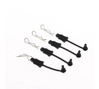 Compatibile Con Arrma Per Granito Per Kraton 6S 1/10 1/8 RC Parti Di Aggiornamento Per Auto 4 Pezzi Per Clip Universali Per Corpo In Gel Silicone Fermo RC Parti Auto