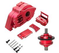 Compatibile Con Arrma Per Kraton Per Outcast 4S V2 Per BLX Per Mojave 1/10 1/8 RC Auto Parti Upgrade Scatola Ingranaggi Centrale E Differenziale Metallo 57T RC Parti Auto(Red)