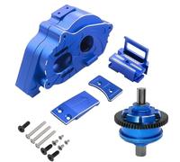 Compatibile Con Arrma Per Kraton Per Outcast Per Mojave 4S V2 1/10 1/8 RC Auto Parti Upgrade Set Scatola Ingranaggi Centrale E Differenziale Metallo RC Parti Auto(Blue)