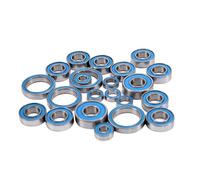 Compatibile Con Arrma Per Kraton Per Typhon 6S Per BLX 1/7 1/8 RC Auto Aggiornamento Parti Di Modifica Accessori 22 Pezzi Kit Cuscinetti Sigillati Accessori aggiornamento RC(Blue)