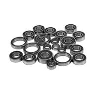 Compatibile Con Arrma Per Kraton Per Typhon 6S Per BLX 1/7 1/8 RC Auto Aggiornamento Parti Di Modifica Accessori 22 Pezzi Kit Cuscinetti Sigillati Accessori aggiornamento RC(Black)