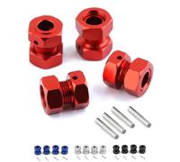Compatibile Con Arrma Per KRATON Per Typhon Per Outcast 6S 1/8 Per Limitless Per Felony 1/7 Parti Di Automobili RC Ruota Estesa In Metallo Esagonale RC Parti Auto