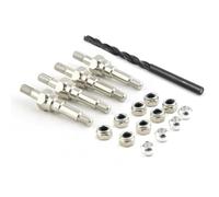 Compatibile Con ARRMA Per KRATON Per Typhon Per Talion Per Notorious 1/7 1/8 RC Auto Parti Upgrade 4 Distanziali Metallici In Acciaio Per Ammortizzatori RC Parti Auto(Silver)