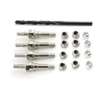 Compatibile Con ARRMA Per KRATON Per Typhon Per Talion Per Notorious Per Infraction 6S 1/8 1/7 RC Parti Di Automobili Ammortizzatore In Acciaio Standoff RC Parti Auto(Silver)