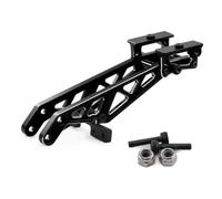Compatibile Con ARRMA Per KRATON V6 Per NOTORIOUS ARA320758 1/8 RC Per Buggy/camion Parti Di Aggiornamento Ala Posteriore In Alluminio Montaggio W314 RC Parti Auto(Black)
