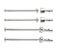 Compatibile Con Arrma Per LIMITLESS Per INFRACTION 6S Per BLX 1/8 1/7 Rc Car Parts Accessories 1 Set Di Alberi Di Trasmissione CVD Anteriori E Posteriori In Metallo albero trasmissione rc(Silver)