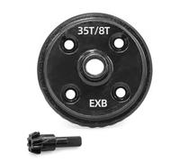 Compatibile Con ARRMA Per MOJAVE 1/7 Per KRATON EXB 1/8 RC Auto Parti Di Aggiornamento In Acciaio Differenziale Pignone 35T 8T ARA310980 RC Parti Auto