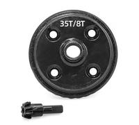 Compatibile Con ARRMA Per MOJAVE Per KRATON EXB 1/7 1/8 RC Auto Parti Upgrade Acciaio Differenziale Ingranaggio Pignone Ingranaggio 35T 8T RC Parti Auto