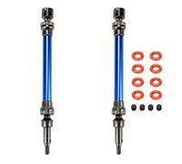 Compatibile Con ARRMA Per Outcast Per Kraton ARA102690 ARA102692 1/10 Rc Car Parti Aggiornate 2 Pezzi Albero Di Trasmissione CVD Anteriore E Posteriore Albero trasmissione rc(Blue)