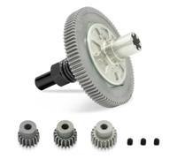 Compatibile Con Arrma Per Senton Per Granito Per Typhon 1/10 RC Parti Di Automobili Pantofola Frizione Spur Gear 91T 48dp Pignone 21T 19T 17T RC Parti Auto(Black)