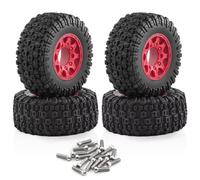 Compatibile Con ARRMA Per Senton Per TRAXXAS Per Slash 1/10 RC Auto Parti Di Aggiornamento Accessori Pneumatici Per Camion A Breve Corso RC Parti Auto(Red)