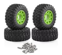 Compatibile Con ARRMA Per Senton Per TRAXXAS Per Slash 1/10 RC Auto Parti Di Aggiornamento Accessori Pneumatici Per Camion A Breve Corso RC Parti Auto(Green)