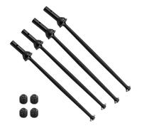 Compatibile Con ARRMA Per TALION 1/7 RC Car Upgrade Modifica Parti Accessori 1 Set Metallo Anteriore Posteriore CVD Albero Di Trasmissione albero trasmissione rc(Black)