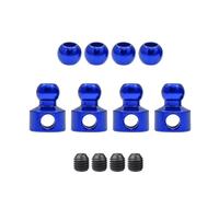 Compatibile Con Arrma Per Talion Per Typhon Per Kraton Per Outcast 1/8 RC Parti Di Automobili CNC Anti-Roll Bar Pivot Sfera Ondeggiamento Link Estremità RC Parti Auto(Blue)