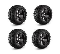 Compatibile Con ARRMA Per TRAXXAS 1/10 RC Auto Aggiornamento Parte Accessorio Per Buggy 150MM Pneumatici Camion Pneumatico Ruota Pneumatico 17Mm Esagonale RC Corsa pneumatici(Black)