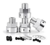 Compatibile Con ARRMA Per Typhon 6S 1/8 RC Auto Parti Upgrade Accessori Sostitutivi Adattatore Allargamento +10 Mm RC Parti Auto(Silver)