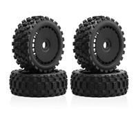 Compatibile Con ARRMA Per Typhon Per Trxs Per Kyosho Per HSP 1/8 RC Auto Per Buggy Parti Di Aggiornamento Accessori Pneumatici Delle Ruote 17mm Esagonale RC Parti Auto(Black)