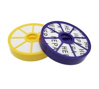 Compatibile con aspirapolvere DC05 DC08 DC14 DC15, set di 2 filtri HEPA pre-motore e scarico anteriore, codice articolo N12/20(Light Grey)