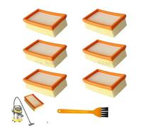 Compatibile con aspirapolvere Karcher Wet & Dry, set di filtri HEPA di ricambio for modelli MV4 MV5 MV6 WD4 WD5 WD6(7 PCS)