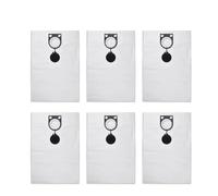 Compatibile con aspirapolvere Metabo 25L SC e 2025 35/50L SC, set di sacchetti for la polvere con filtro di ricambio da 6 pezzi