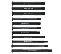 Compatibile con asse anteriore e posteriore di ricambio per asse passante, diametro 12 mm o 15 mm, lunghezza 122-181 mm, filettatura P1,5 o P1,75 in lega di alluminio Quick