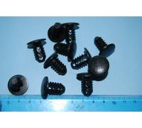 COMPATIBILE CON AUTOBIANCHI A112 BOTTONI A PRESSIONE CLIPS NERI / BLACK